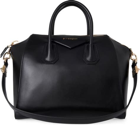 givenchy antigona black smooth|givenchy antigona for women.